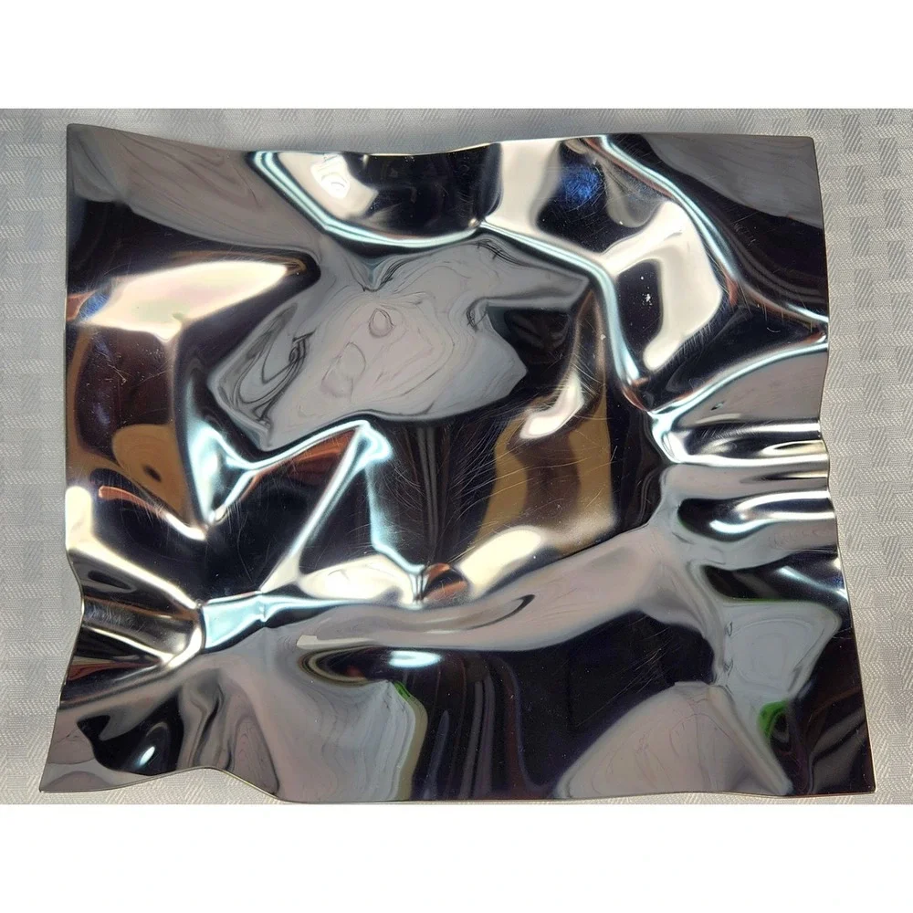 Art Mirror Polished Serving Tray Unbranded Design Inspired by Jensen & Panton